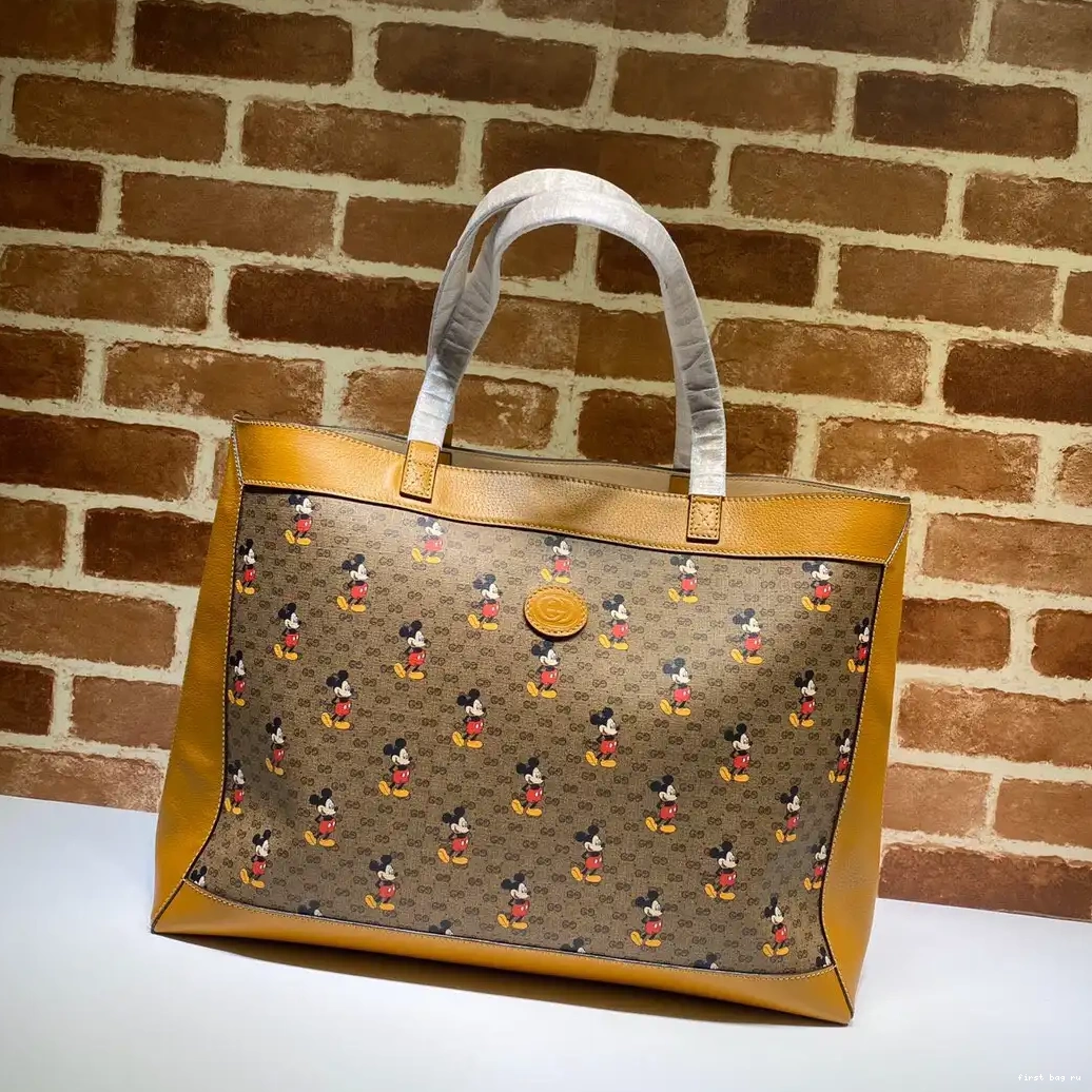 First bag ru Disney Bag x Gucci GG Tote 0508